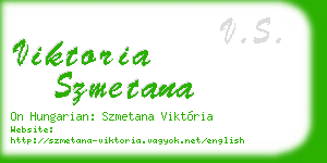 viktoria szmetana business card
